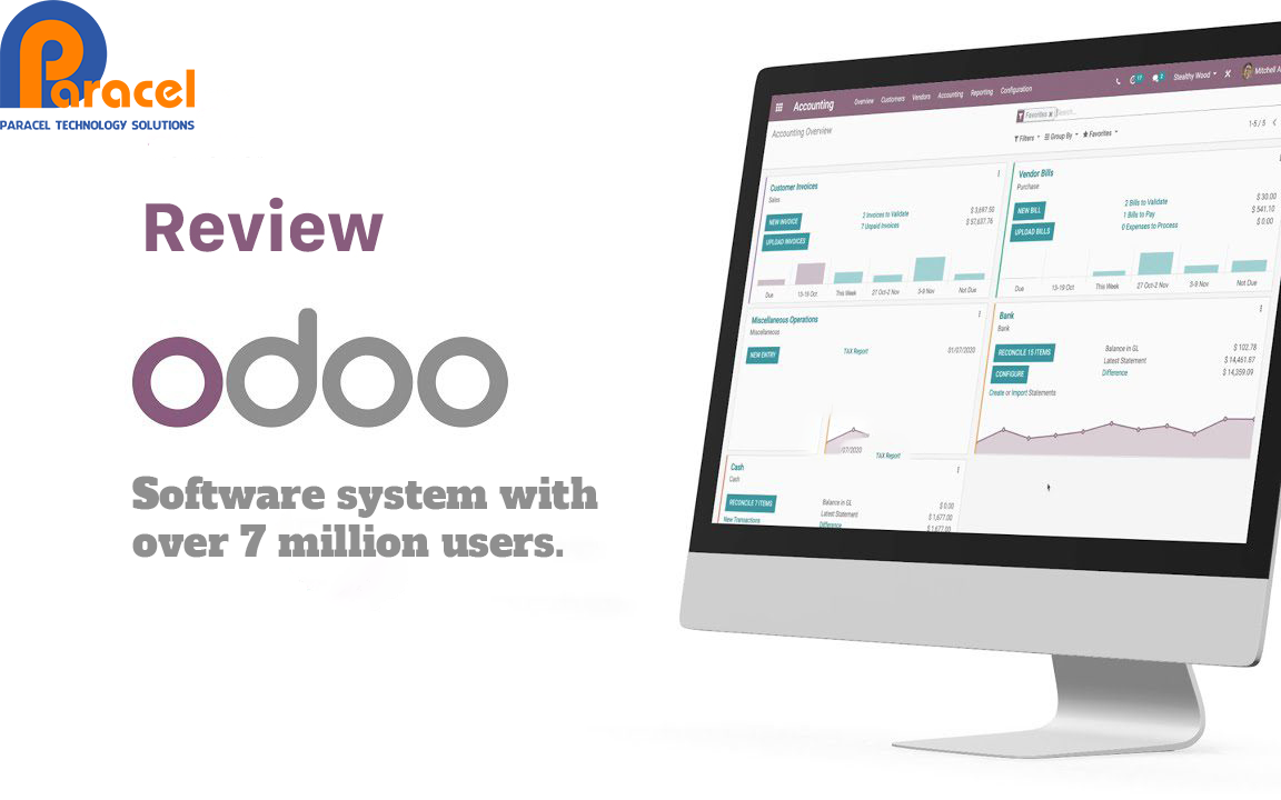 리뷰 Odoo - 전 세계에서 7 백만 이상의 사용자가 사용하는 소프트웨어 시스템